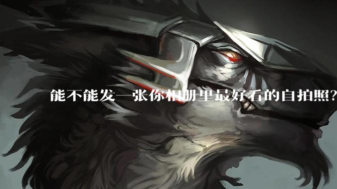 能不能发一张你相册里最好看的自拍照？