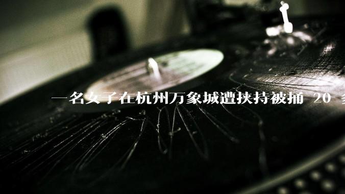 一名女子在杭州万象城遭挟持被捅 20 多刀，隆胸***体救了一命，这反映出哪些公安系统的问题？